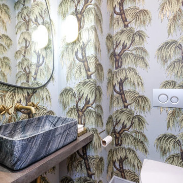 NYC Apartment Combination | Powder Room