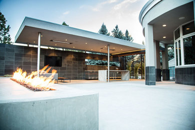 Trendy exterior home photo in Denver