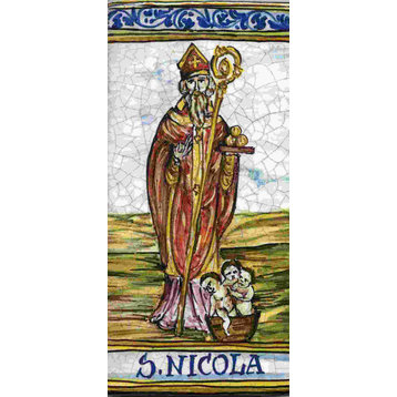 Italian Ceramic Tile, St. Nicholas, San Nicola