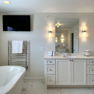 Elegant Master Bath in Barrington