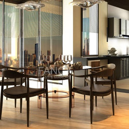 CASCADE GLASS DINING TABLE - Products