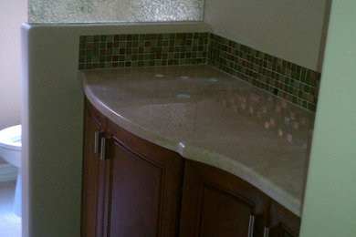 Elegant bathroom photo in Orange County