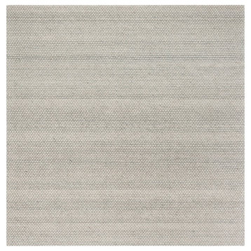 Safavieh Couture Natura Collection NAT801 Rug, Gray, 4'x4' Square