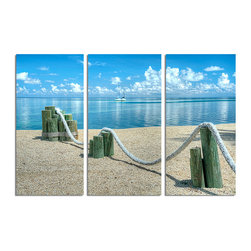 Ready2HangArt - Ready2hangart Bruce Bain 'Sail Boats' Canvas Wall Art - Prints And Posters
