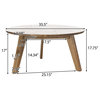 GDF Studio Mimaya Natural Stained Wood Coffee Table