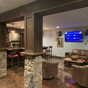 Man Cave Epoxy Flooring