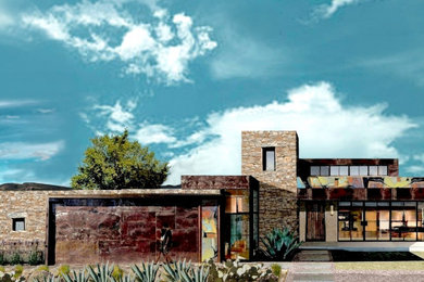 Tucson Barrio / Sonoran Desert Rustic Modern House
