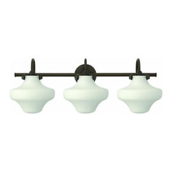Hinkley - Congress Oil Rubbed Bronze 30-Inch Three Light Bath Fixture - Bathroom Vanity Lighting