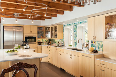 Kitchen - contemporary kitchen idea in Boston