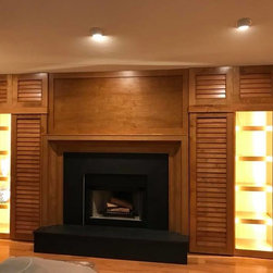Fireplace - Bookcases
