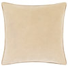 Carrisa CRI-001 Pillow Cover, Silver, 18"x18", Pillow Cover Only