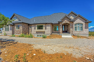 Inspiration for an exterior home remodel in Salt Lake City