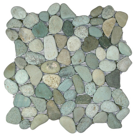 Sea Green Pebble Tile