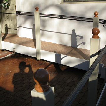 Color choices match existing home exterior