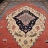 11'10''x17'5'' Hand Knotted Wool Serapi Oriental Area Rug Peach, Ivory