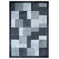 Multi-Grey Cowhide Rug With Border, 200x300 cm