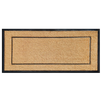 Natural Coir & Rubber Extra Large Doormat 30x60, Picture Frame