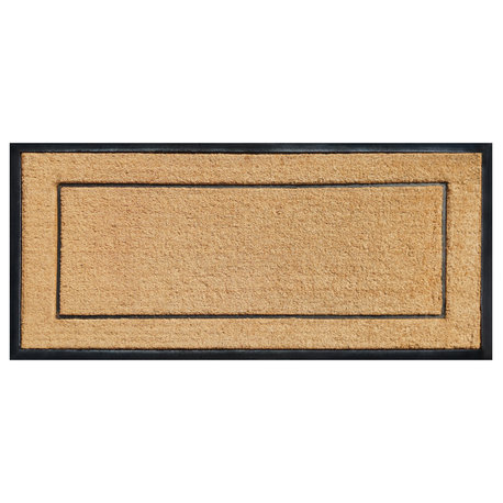 Natural Coir & Rubber Extra Large Doormat 30x60, Picture Frame