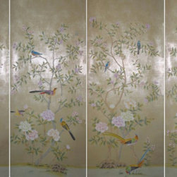Hand painted Chinoiserie wallpaper - Products
