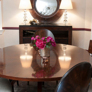 European Spin on American Traditional Dining Room