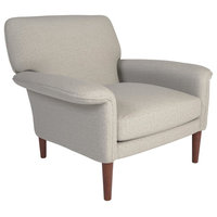 Efron Accent Chair, Silver-Taupe