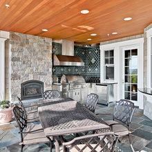 outdoor kitchen