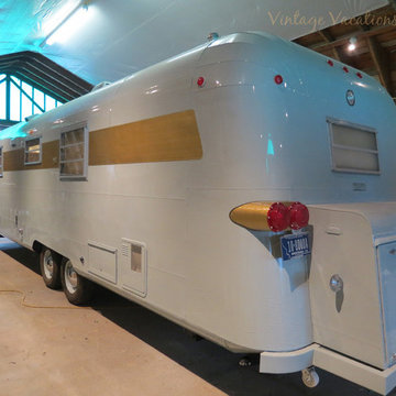 Marie Antoinette style vintage trailer restoration