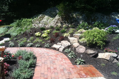 Inspiration for a mid-sized landscaping in Boston.