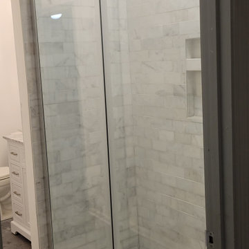 Bathroom Remodel and Hidden Laundry Room