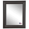 USA Made European Walnut Wall Mirror, 39"x45"