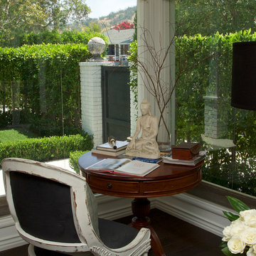 Transforming an open entry exterior to your home into a enclosed private area.