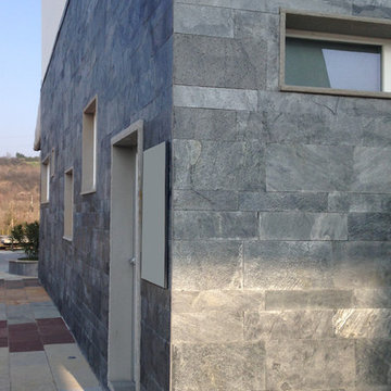 Restyling facciata capannone industriale