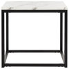 Kathleen End Table, White/Gray