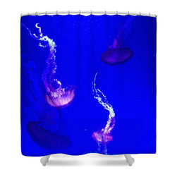 Jellyfish Wall Art - Shower Curtains