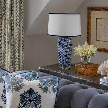 Custom fabrications for drapes and toss pillows