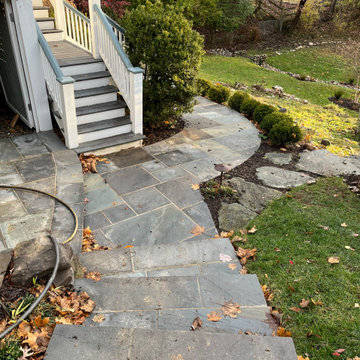 Rejuvenated Walkway and Driveway in Takoma Park Maryland