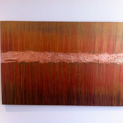 Sundowner - Modern Mixed Media by VivdArt - Mixed Media Art