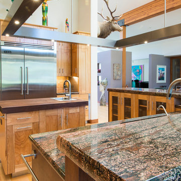 Verde Fire Granite Countertop
