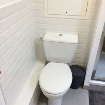 WC: Embellissement d'un coin toilettes totalement dénué de charmes