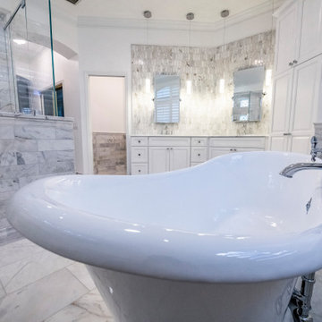 Award Winning McCallum Marble Master Bathroom