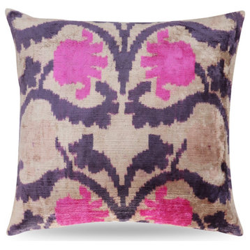 Canvello Earth Tones Pink Pillows With Decorative Cover 16"x16"