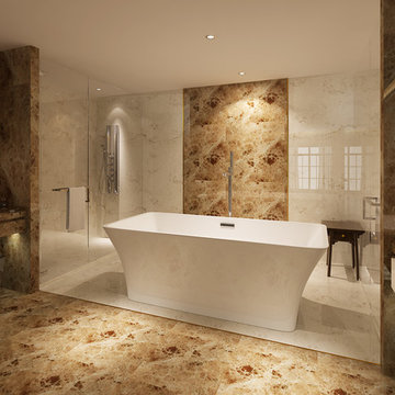 HelixBath's PARVA Freestanding Pdestal Bathtub