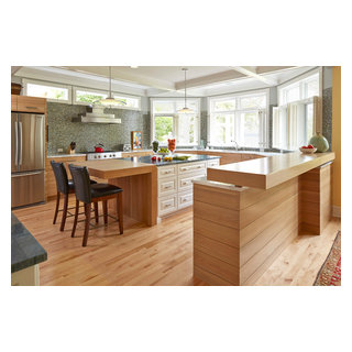 Contemporary Lake Minnetonka Residence - Transitional - Kitchen ...