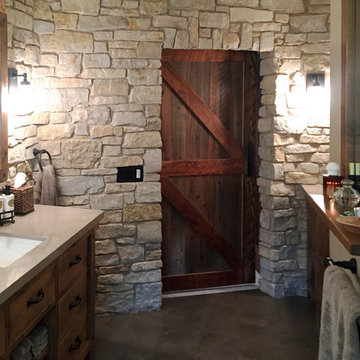 Using stone on interior walls