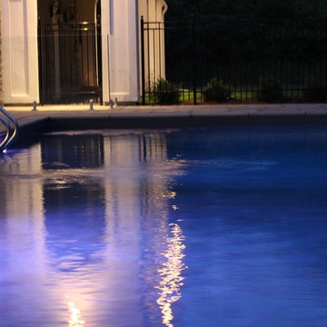 Custom Pool with Deck Jets
