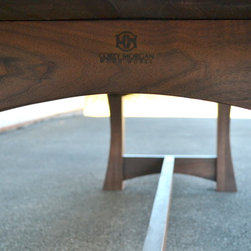 Curvy Backed Walnut Dining Chair - Dining Tables