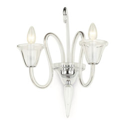 Inviting Home Inc. - Crystal Glass Sconce - Wall Sconces