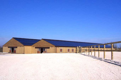 Example of a minimalist shed design in Wiltshire