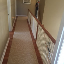 Wood/carpet
