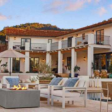 Ojai CA, Addition & Full Remodel, Spanish-style Residence